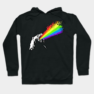 Technicolor Bear Raindow Hoodie